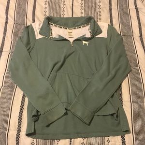 PINK half zip hoodie